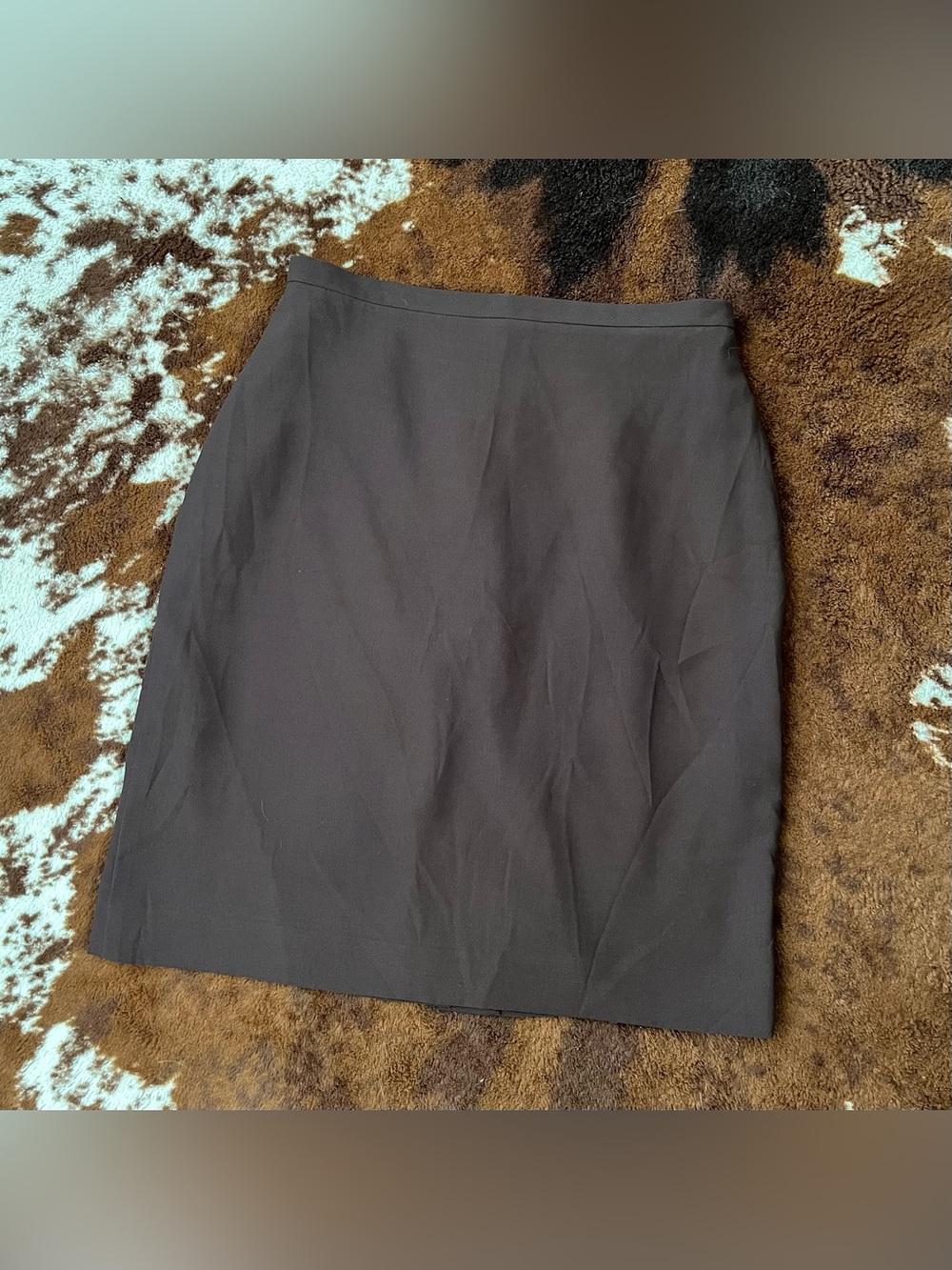 VTG 90’s George Mini Skirt | Chocolate Brown | High Waisted | Size: Ladies 5/6